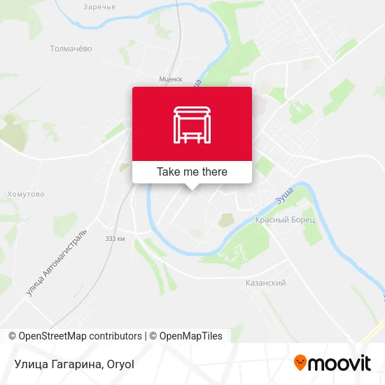 Улица Гагарина map