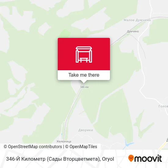 346-Й Километр (Сады Вторцветмета) map