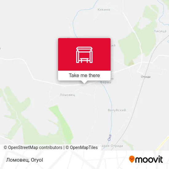 Ломовец map