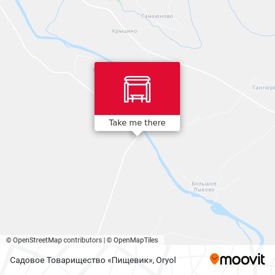 Садовое Товарищество «Пищевик» map