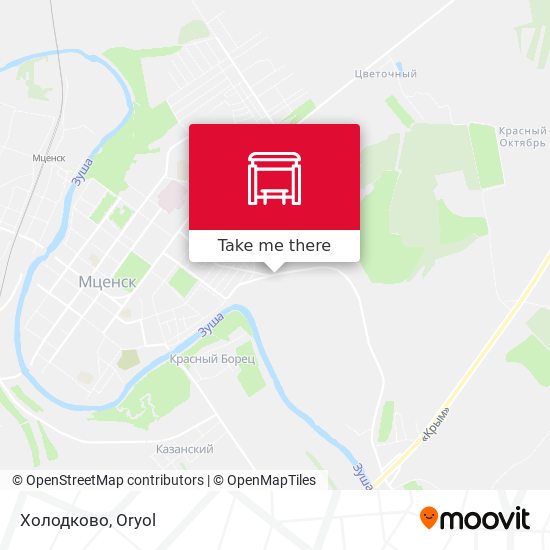 Холодково map