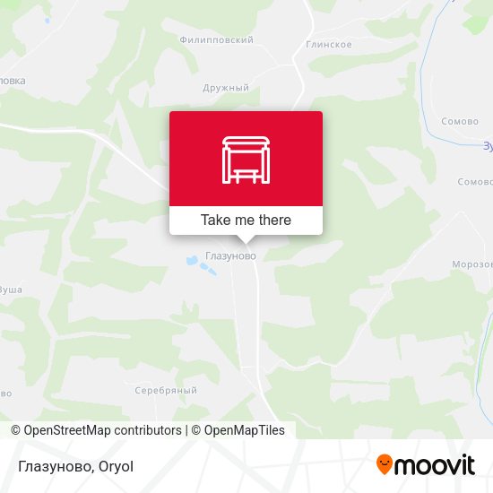 Глазуново map