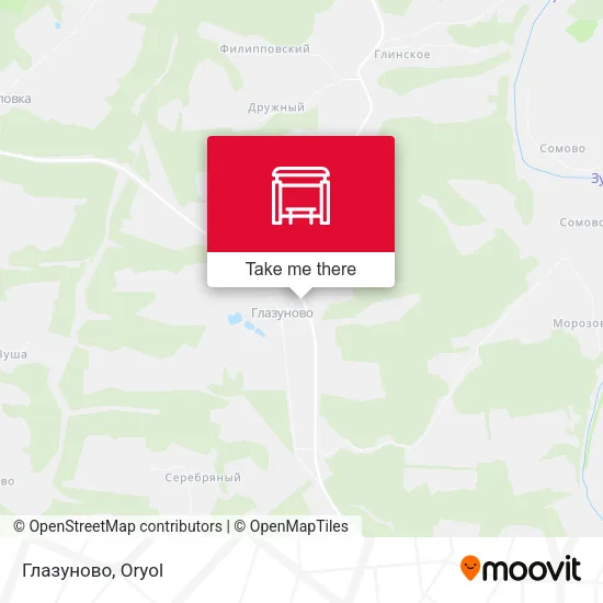Глазуново map