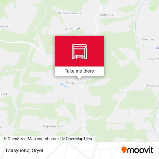 Глазуново map