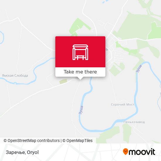 Заречье map