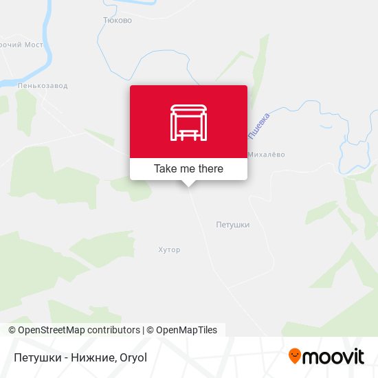 Петушки - Нижние map
