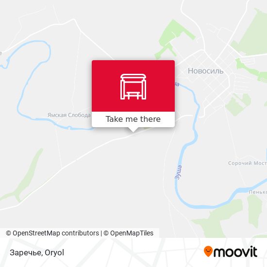 Заречье map