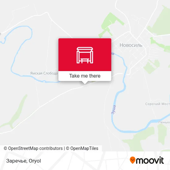 Заречье map