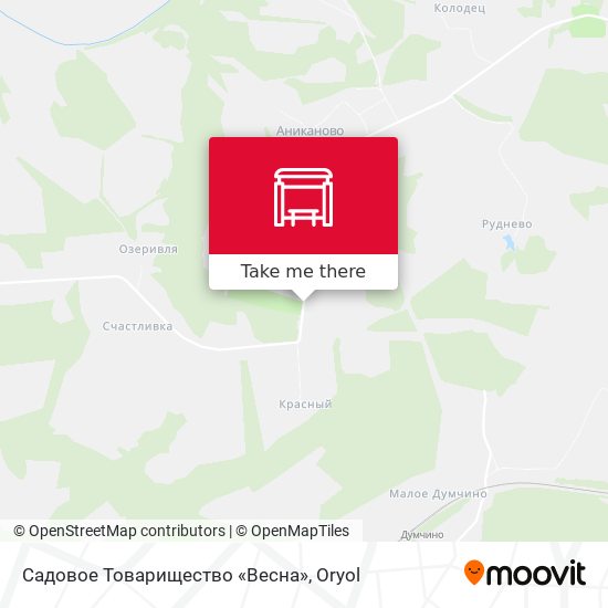 Садовое Товарищество «Весна» map