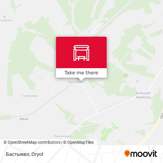 Бастыево map