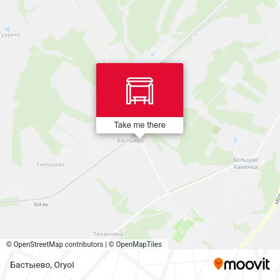 Бастыево map