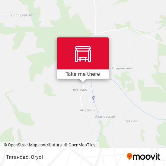 Тиганово map