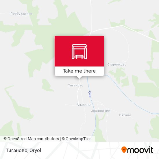 Тиганово map
