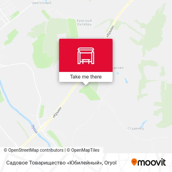 Садовое Товарищество «Юбилейный» map