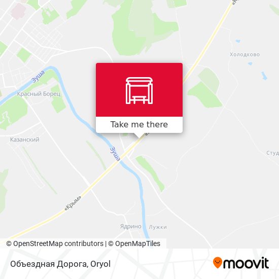 Объездная Дорога map