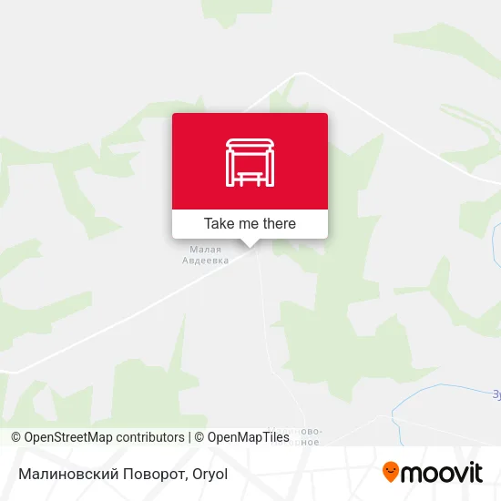 Малиновский Поворот map
