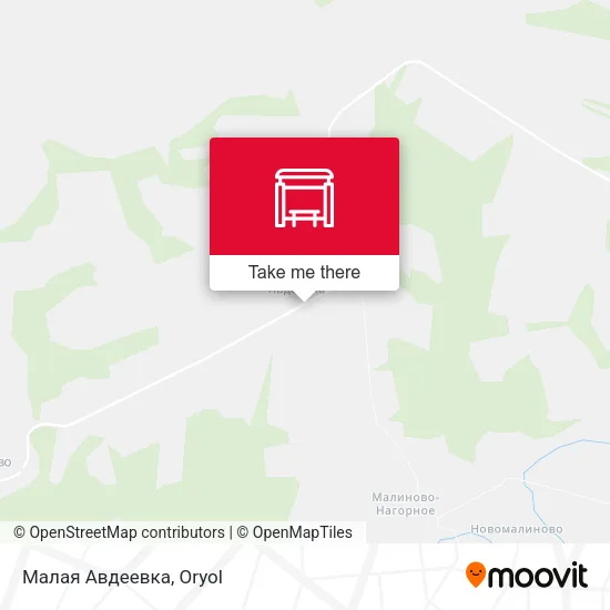 Малая Авдеевка map