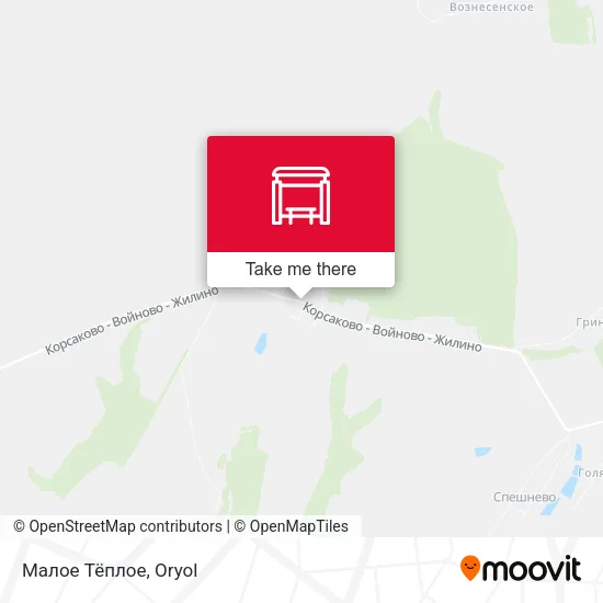 Малое Тёплое map