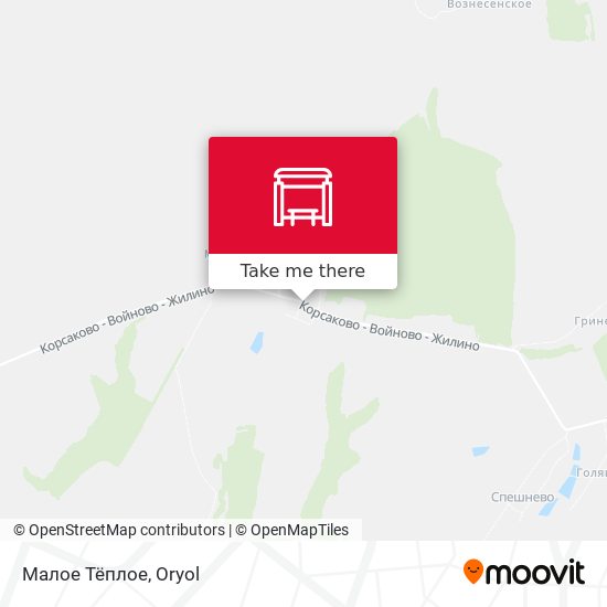 Малое Тёплое map