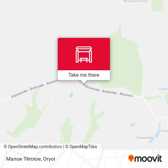 Малое Тёплое map