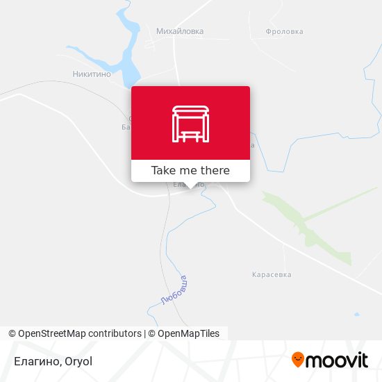 Елагино map