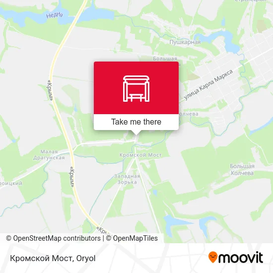 Кромской Мост map