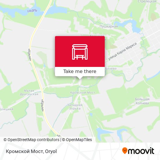Кромской Мост map