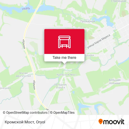 Кромской Мост map