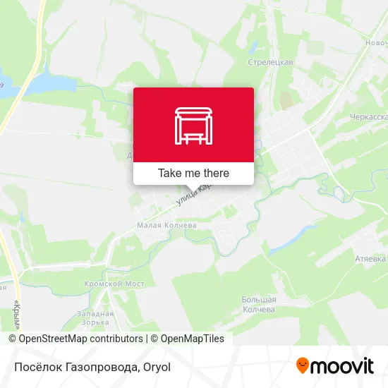 Посёлок Газопровода map