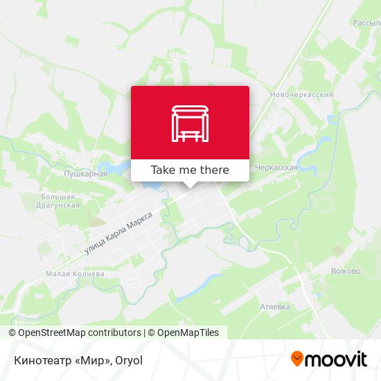 Кинотеатр «Мир» map