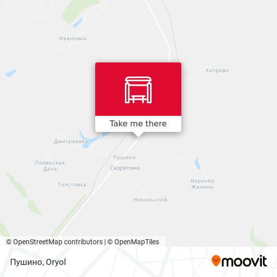 Пушино map