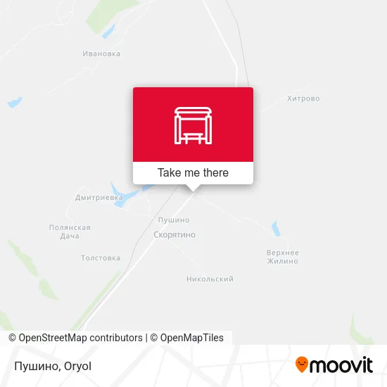 Пушино map