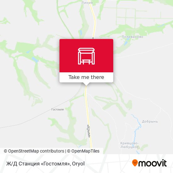 Ж/Д Станция «Гостомля» map