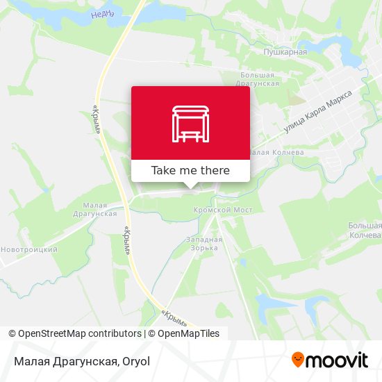 Малая Драгунская map