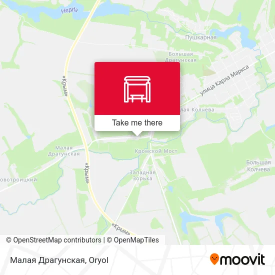 Малая Драгунская map