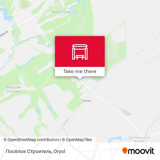 Посёлок Строитель map