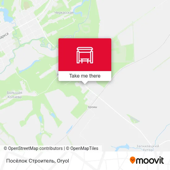 Посёлок Строитель map