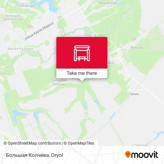 Большая Колчёва map