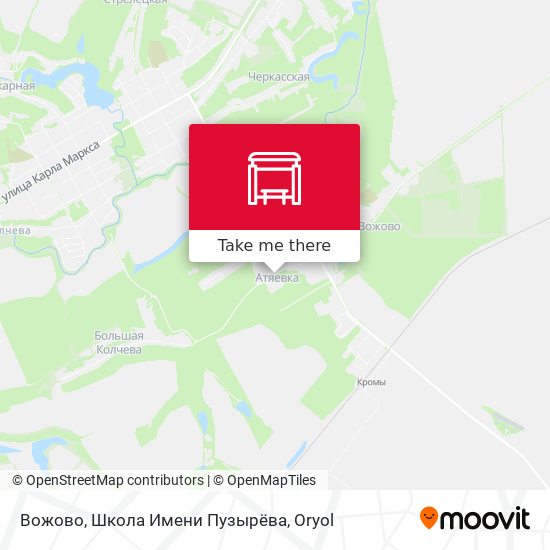 Вожово, Школа Имени Пузырёва map