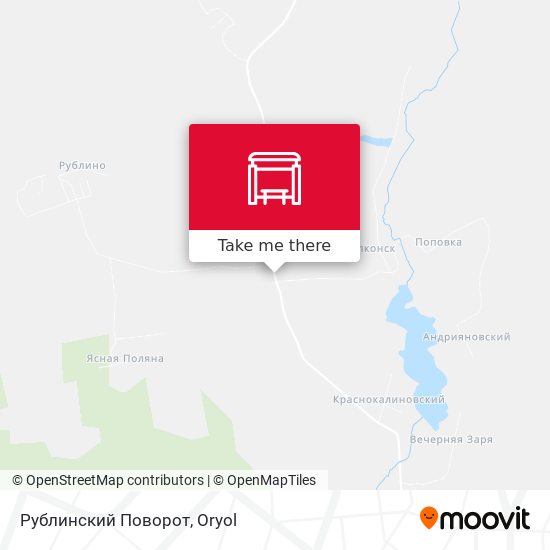 Рублинский Поворот map