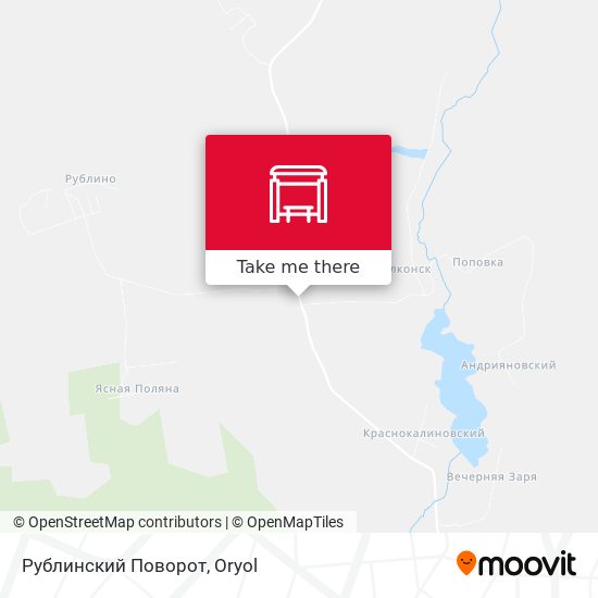 Рублинский Поворот map