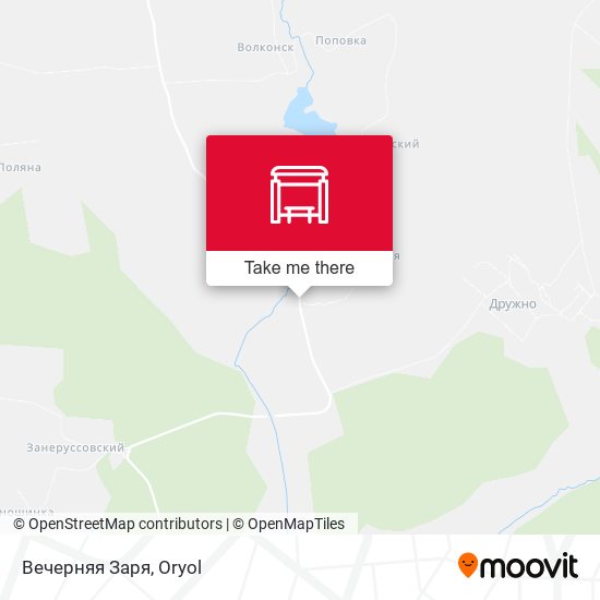 Вечерняя Заря map