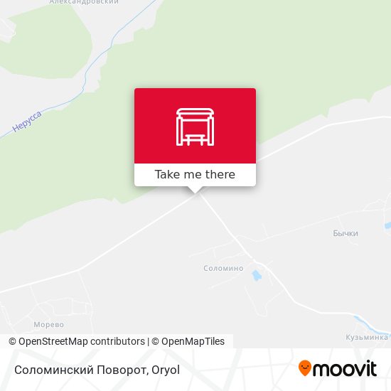 Соломинский Поворот map