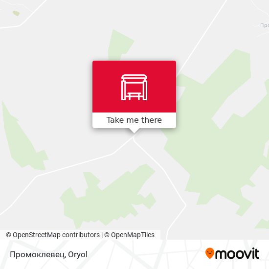 Промоклевец map