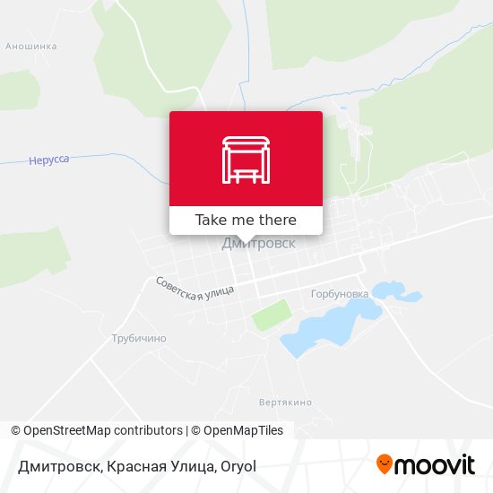 Дмитровск, Красная Улица map