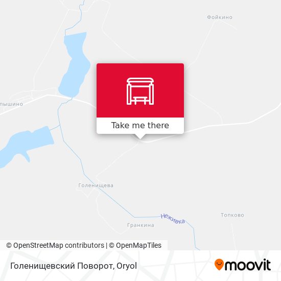 Голенищевский Поворот map