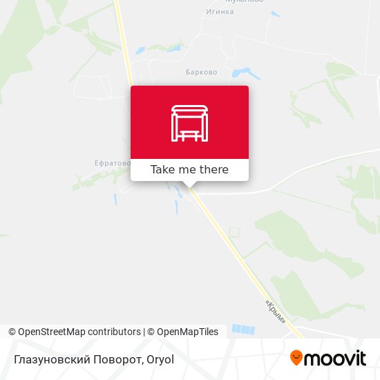 Глазуновский Поворот map