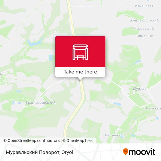 Муравльский Поворот map