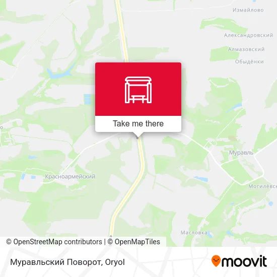 Муравльский Поворот map