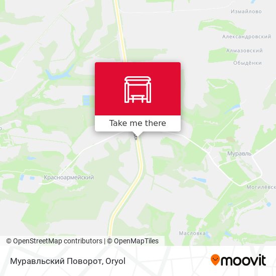Муравльский Поворот map
